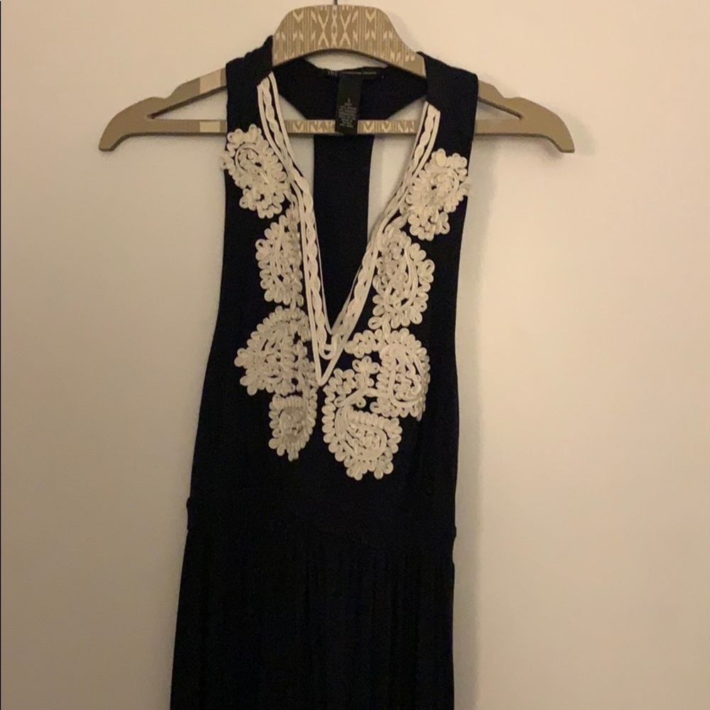 INC navy Blue Maxi dress